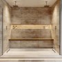 Chrome Double Shower Screen for Wet Room & Walk In Shower 2300mm - Corvus