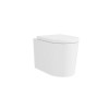 Bali Matt White Toilet and Basin Vanity Combination with J Shape Left Hand Bath &amp; Screen Suite
