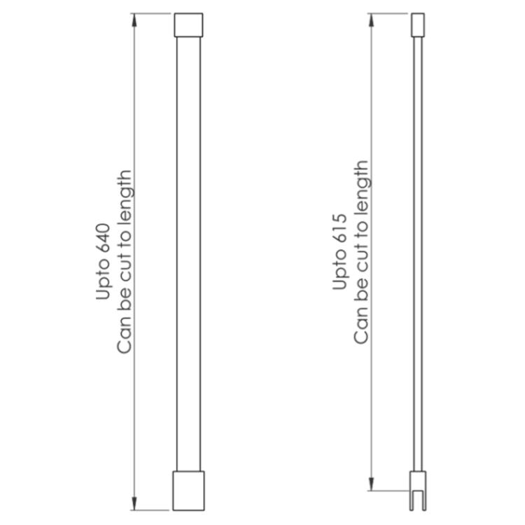 1400x800mm Bronze Wet Room Shower Screen Enclosure - Live Your Colour