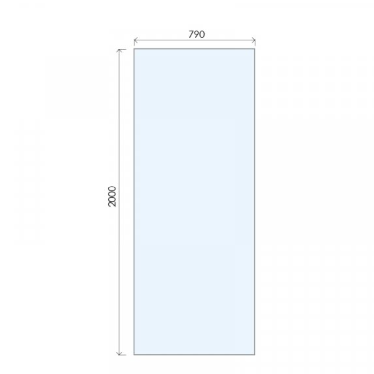 1400x800mm Nickel Wet Room Shower Screen Enclosure - Live Your Colour