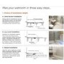 1200x900mm Wet Room Tileable Shower Tray with Wet Room Install & Linear Waste Drainage Kit