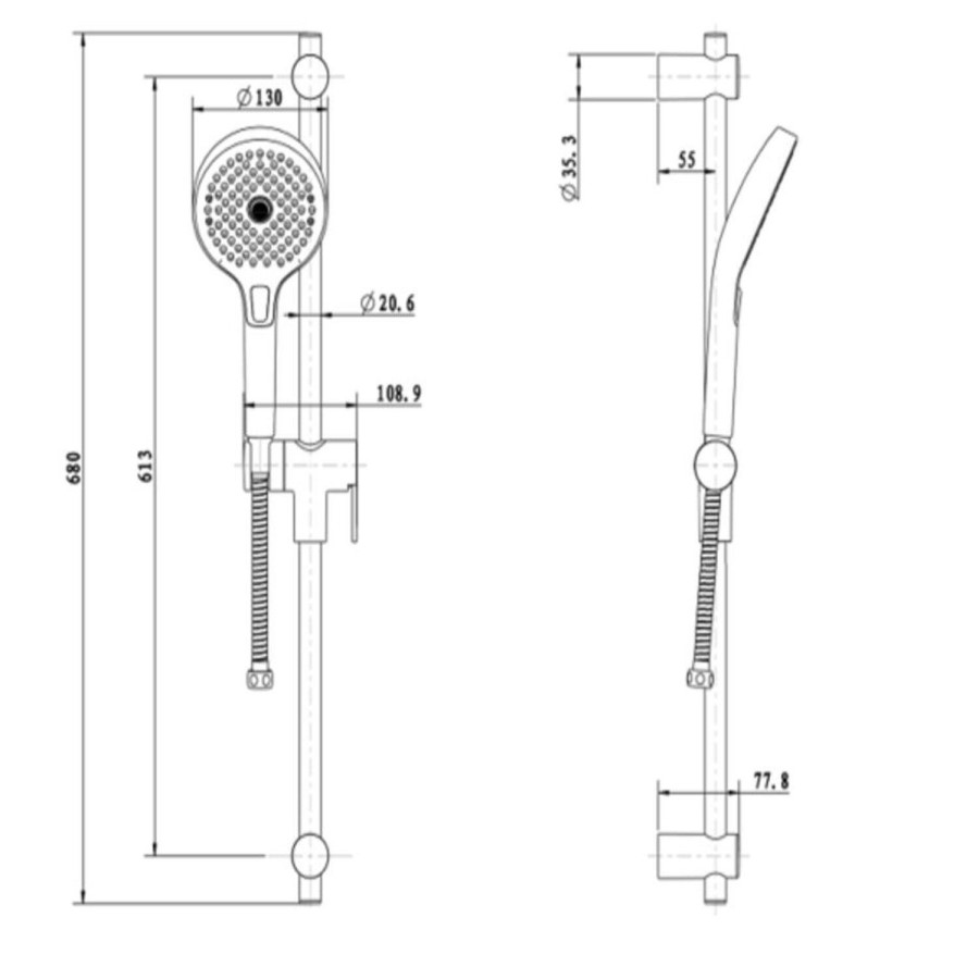 Round 3 Function Easy Slide Rail Kit