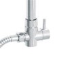 Square Riser Slide Shower Rail Kit - Rina