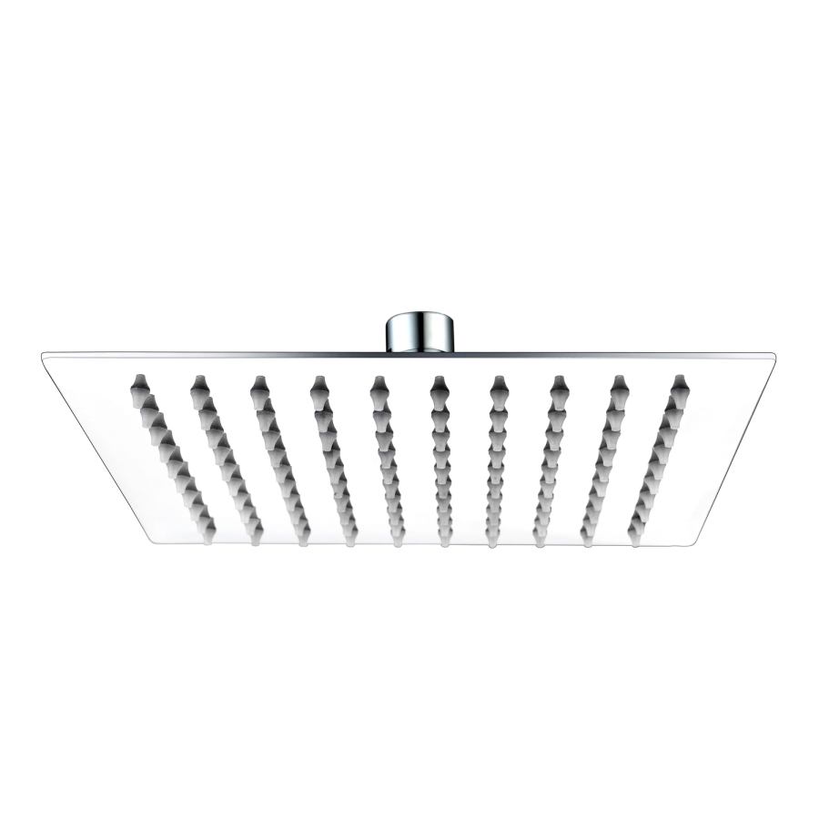 Chrome Single Outlet Wall Mounted Thermostatic Mixer Shower Set - Cube