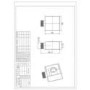 Chrome Dual Outlet Thermostatic Mixer Shower with Square Wall Mounted Shower Head and Handset - Cube