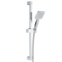 Chrome 2 Outlet Thermostatic Bath Mixer Shower Set With Hand Shower and Bath Filler Spout - Zana
