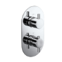 Chrome 2 Outlet Concealed Bundle With Shower Head & Spout - Arissa