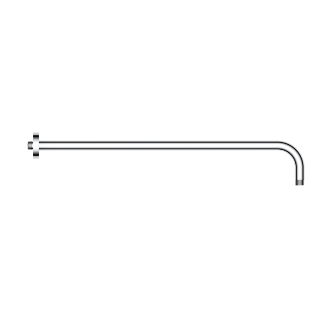 250mm Chrome Ultra Slim Square Rainfall Shower Head with Wall Arm