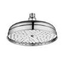 Chrome Concealed Traditional Shower Mixer with Dual Control & Round Wall Mounted Head and Handset - Cambridge