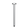 Chrome Concealed Shower Mixer with Triple Control & Square Ceiling Mounted Head, Handset and Bath Filler - Flow