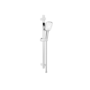 Chrome Concealed Shower Mixer with Triple Control & Round Head - Flow