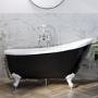 Chrome Traditional Exposed Shallow Seal Bath Trap & Pipe - Park Royal
