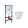 Wall Hung Smart Bidet Toilet Round with Grohe Frame and Cistern - Purificare