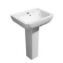 Grade A2 - Modern Pedestal Basin 550mm - Seren