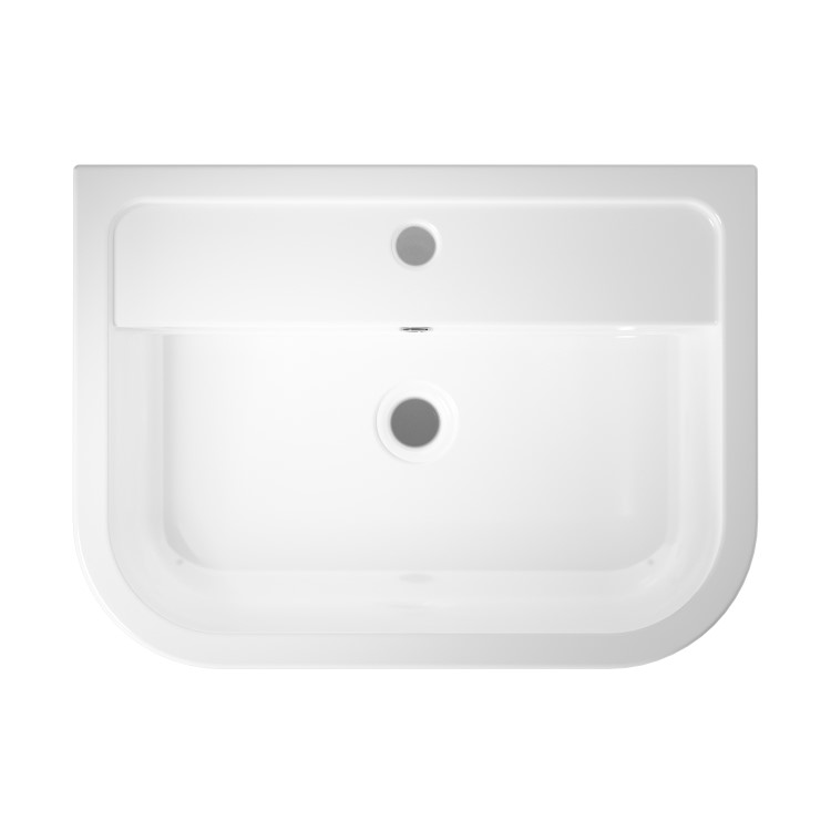 Grade A2 - Modern Pedestal Basin 550mm - Seren