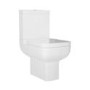 Close Coupled Corner Toilet and Full Pedestal Basin Bathroom Suite - Seren