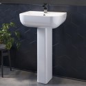BUN/A1/BeBa_26903/93359 Grade A2 - Modern Pedestal Basin 550mm - Seren