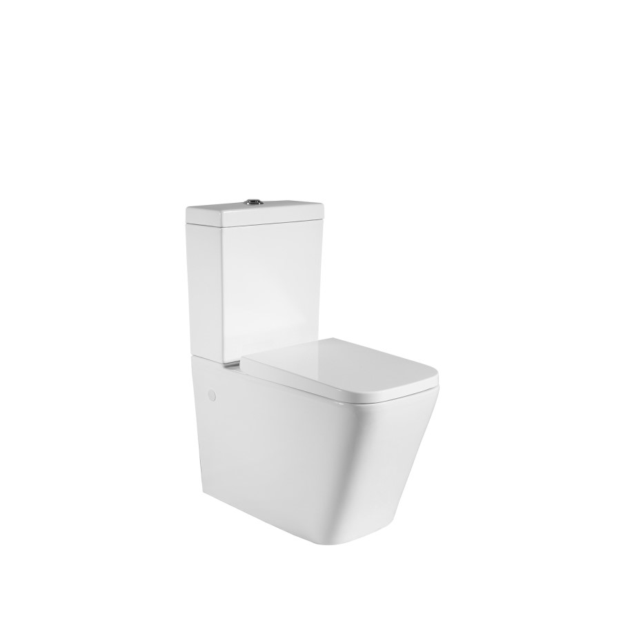 Close Coupled Toilet with Soft Close Seat - Evan
