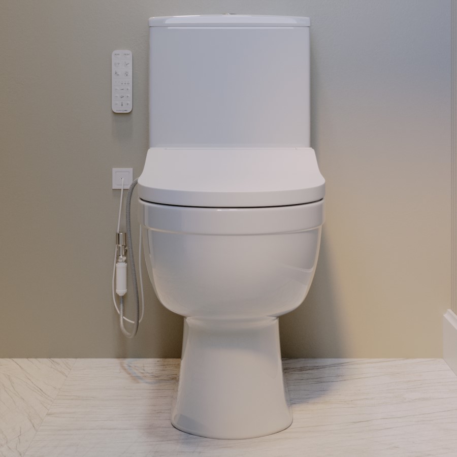 Addison Close Coupled Comfort Height Smart Bidet Japanese Toilet with Heated Seat - Purificare