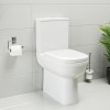 Close Coupled Closed Back Toilet with Soft Close Seat - Addison