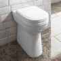 Grade A1 - Back to Wall Comfort Height Toilet with Soft Close Seat - Addison