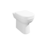 Grade A1 - Back to Wall Comfort Height Toilet with Soft Close Seat - Addison