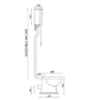 Traditional High Level Short Projection Toilet with Black Wooden Soft Close Seat - Park Royal
