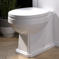 Back to Wall Traditional Toilet with Soft Close Seat - Park Royal Back to Wall Traditional Toilet with Soft Close Seat - Park Royal