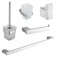 Bexton 5 Piece Bathroom Accessory Set 