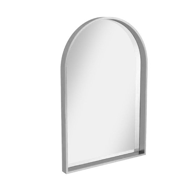 Arched Chrome Wall Mirror - 50 x 75cm - Empire