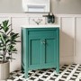 600mm Green Freestanding Vanity Unit with Basin - Avebury