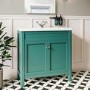 800mm Green Freestanding Vanity Unit with Basin - Avebury
