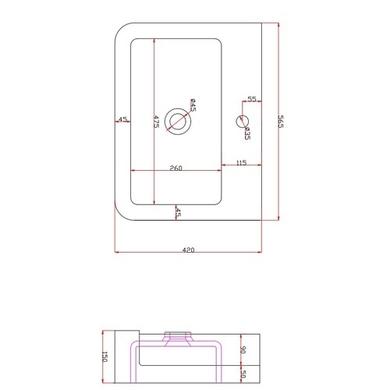 1200mm Dark Grey Toilet and Sink Unit with Traditional Toilet - Westbury