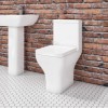 Close Coupled Rimless Comfort Height Toilet with Soft Close Seat - Austin