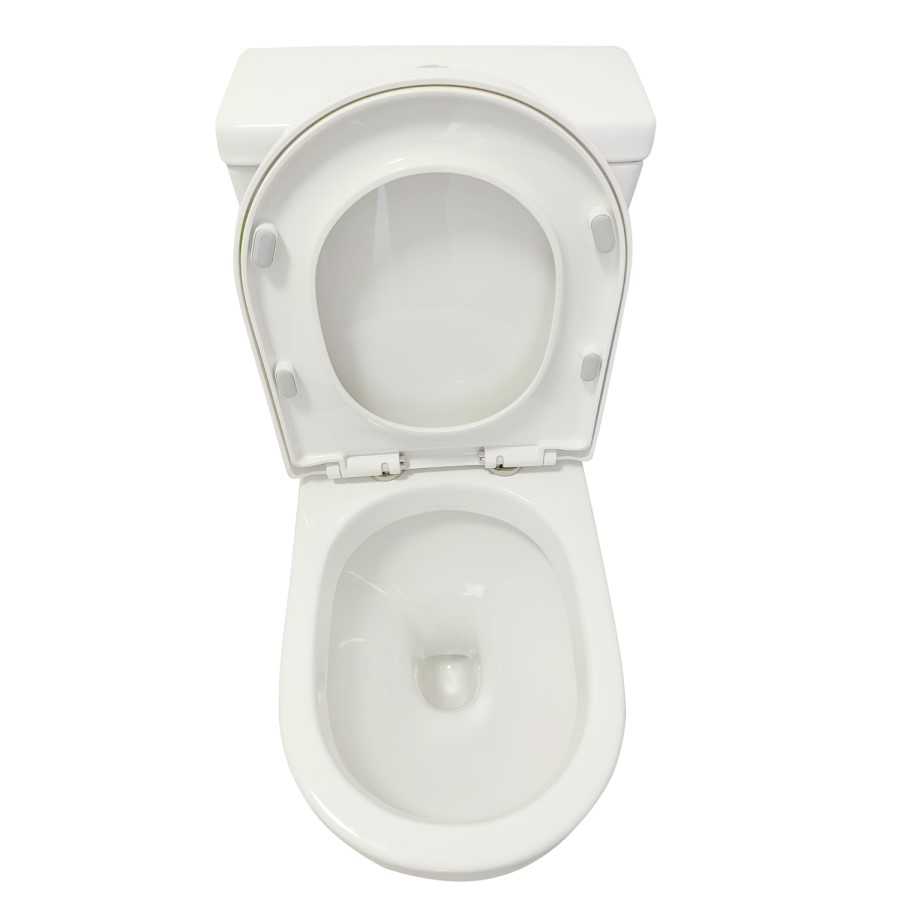 Close Coupled Toilet with Soft Close Wrap Seat - Pendle