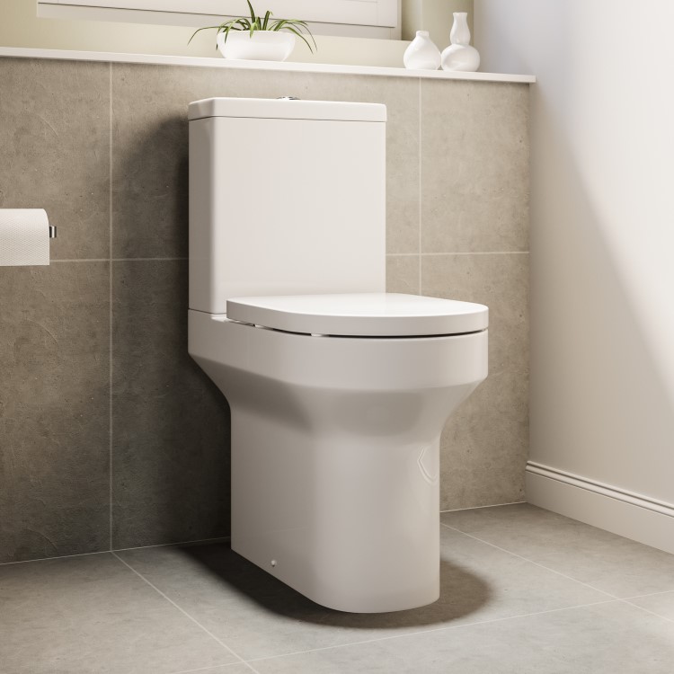 Close Coupled Comfort Height Toilet with Soft Close Seat - Pendle