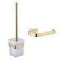 Brass 3 Piece Bathroom Accessory Set - Arissa