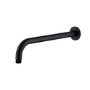 Black Concealed Shower Mixer with Triple Control & Round Wall Mounted Head and Handset - Arissa