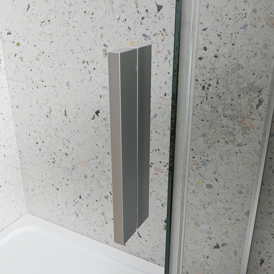 800mm Frameless Quadrant Shower Enclosure with Shower Tray - Aquila 