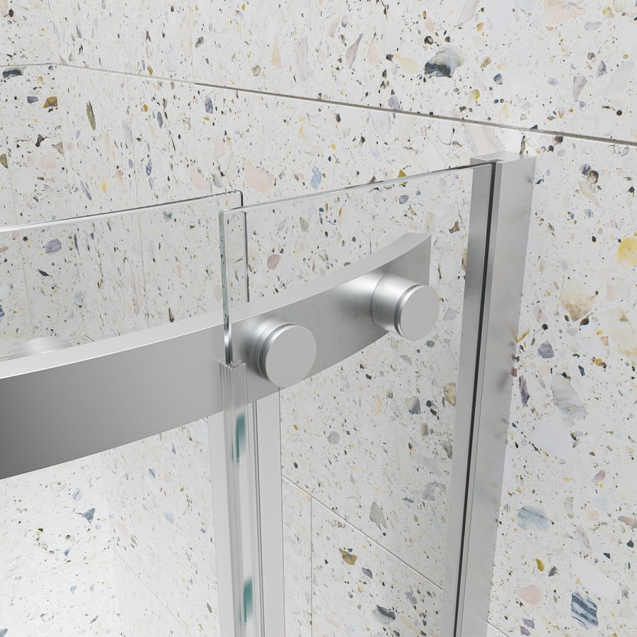 800mm Frameless Quadrant Shower Enclosure - Aquila