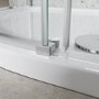 800mm Frameless Quadrant Shower Enclosure - Aquila