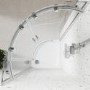 800mm Frameless Quadrant Shower Enclosure - Aquila