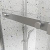 Chrome 8mm Glass Frameless Rectangular Sliding Shower Enclosure 1200x900mm - Aquila