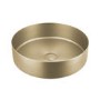 Stainless Steel Brass Round Countertop Basin with Tall Mixer Tap - Zorah
