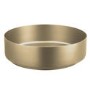 Stainless Steel Brass Round Countertop Basin with Tall Mixer Tap - Zorah