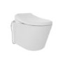 Wall Hung Toilet with Smart Bidet Japanese Toilet Seat - Purificare