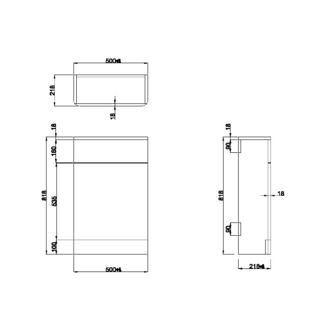 1100mm Light Grey Toilet and Sink Unit with Back to Wall Toilet - Pendle