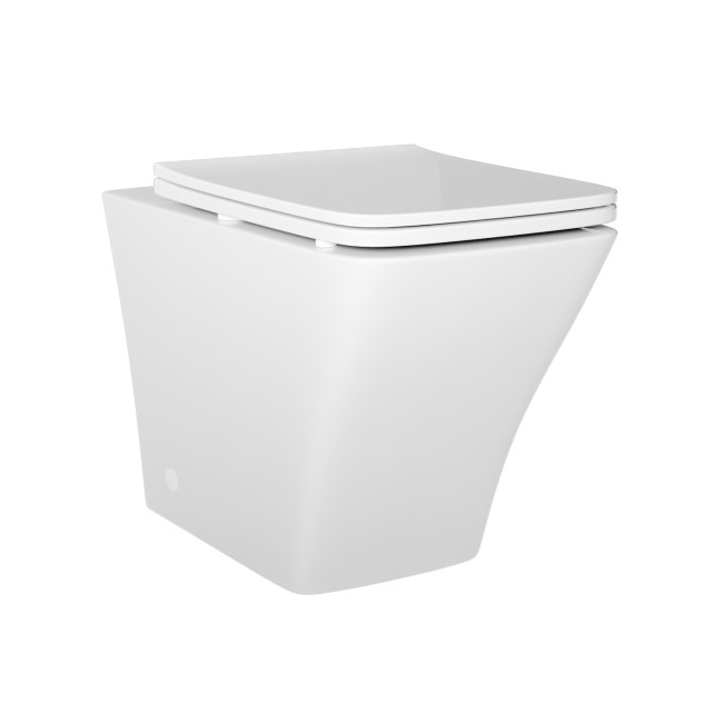 Back To Wall Rimless Toilet with Soft Close Seat - Boston