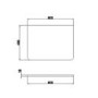 600mm Dark Grey Freestanding Countertop Vanity Unit with Basin - Pendle