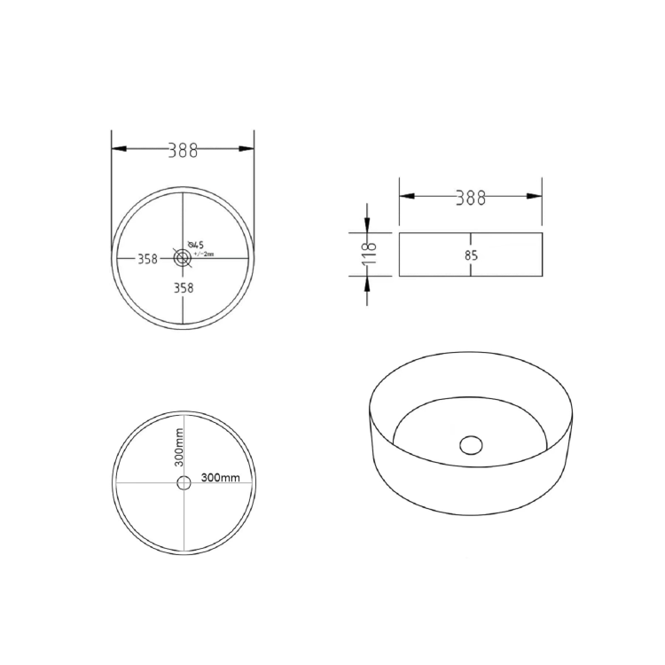 650mm White Traditional Freestanding Vanity Unit with Basin and Chrome Handles- Kentmere